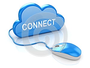 Computer Mouse with Cloud