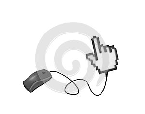 Computer mouse and cursor