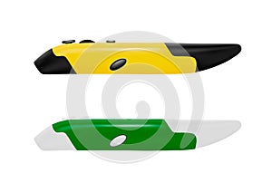 Computer mouse in the form of pens in vector.