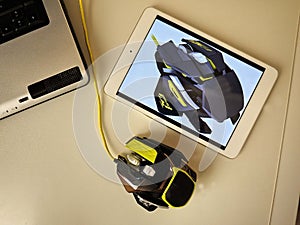 Computer mouse for gamers, can be used in games and on a personal computer. Details