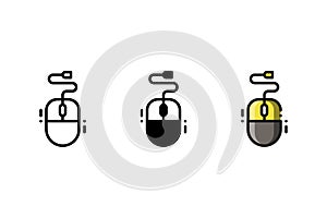 Mouse as an input device on a computer