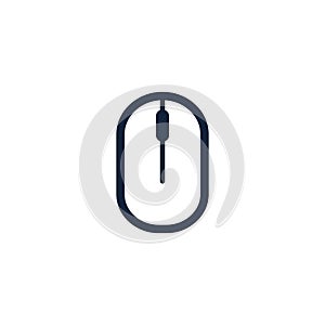 computer mouse icon symbol. Flat style design. Vector illustration.