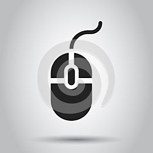 Computer Mouse icon. Vector illustration. Business concept mouse