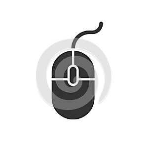 Computer Mouse icon. Vector illustration. Business concept mouse