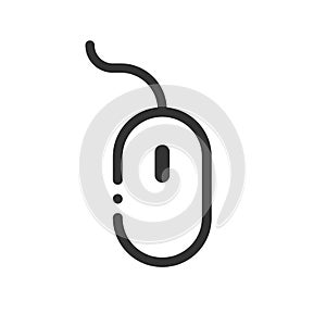 Computer Mouse icon. Vector illustration. Business concept mouse