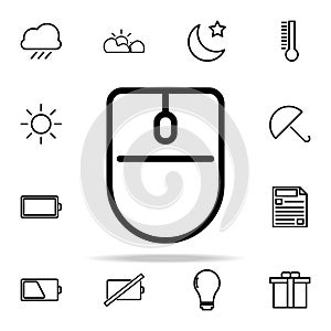 computer mouse icon. web icons universal set for web and mobile