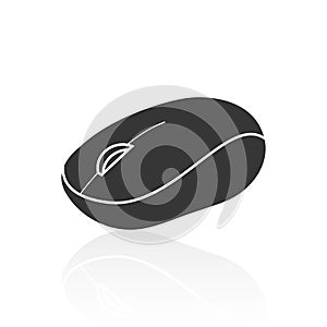 Computer mouse icons and shadow,vector illustrations