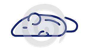 Computer mouse input device peripheral icon , vector design Generative AI