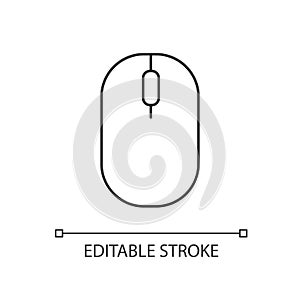 Computer mouse linear icon