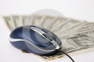 Computer mouse and money