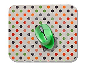 Computer Mouse and Mouse Mat