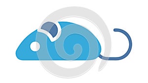 Computer Mouse Outline Icon, Digital Navigation Device, vector design Generative AI