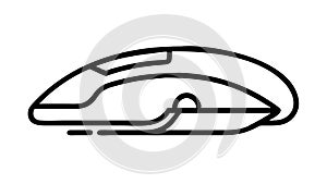 Computer Mouse Peripheral Icon, Digital Input Device, vector design Generative AI
