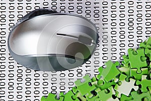 Computer mouse and puzzles