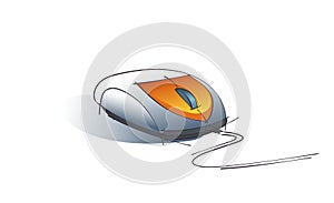 Computer Mouse Sketch