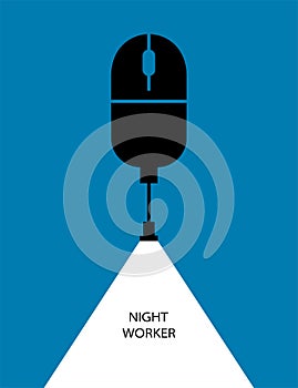 Computer mouse usb blue 2