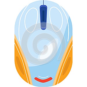 Computer mouse vector click pointer isolated icon