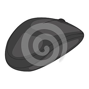 Computer mouse vector icon on a white background. Device illustration isolated on white. Wireless mouse realistic style design,