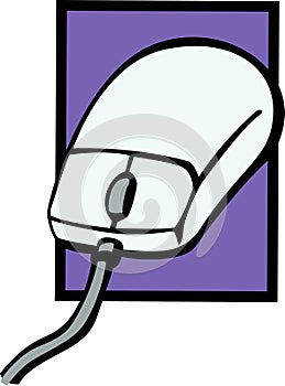 Computer mouse vector illustration