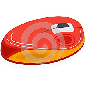 Computer mouse vector isolated icon cartoon design