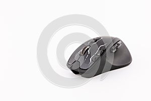 Computer Mouse on White Background