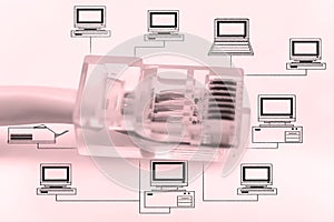 Computer network cable (RJ45)