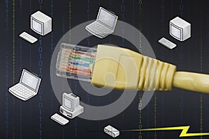 Computer network cable (RJ45)