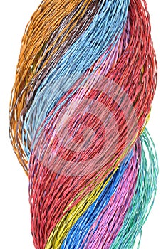 Computer network color wires