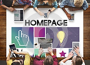 Computer Network Homepage Html Graphic Web Concept