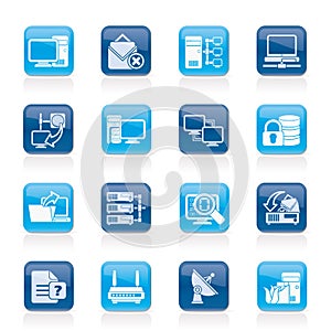 Computer Network and internet icons