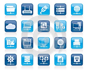 Computer Network and internet icons