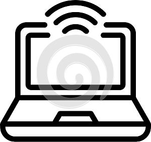 Computer Network Flat Vector Icon