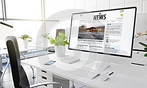 computer office news photo