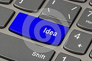 Computer notebook keyboard with Idea key