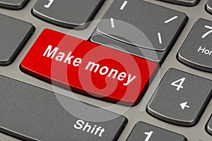 Computer notebook keyboard with Money key
