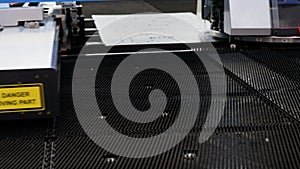 Computer numerical control CNC servo drive turret punch press machine for metal