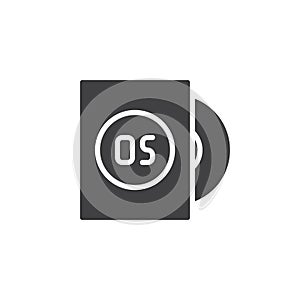 Computer operating system icon vector
