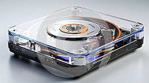 Computer Optical Disk Drive isolated on white background