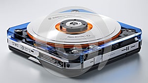 Computer Optical Disk Drive isolated on white background