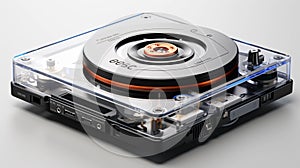 Computer Optical Disk Drive isolated on white background