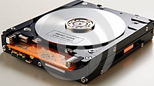 Computer Optical Disk Drive isolated on white background