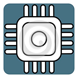 Computer parts, icon