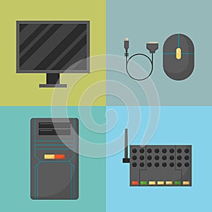 Computer parts network component accessories various electronics devices and desktop pc processor drive hardware memory