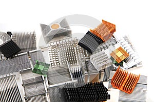 computer passive coolers background