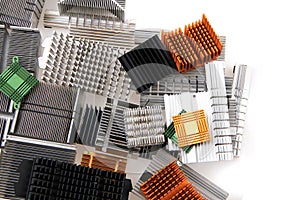 computer passive coolers background