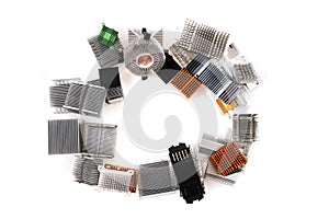 computer passive coolers background