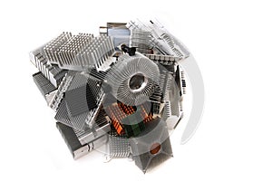 computer passive coolers background