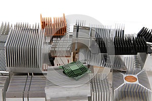 computer passive coolers background