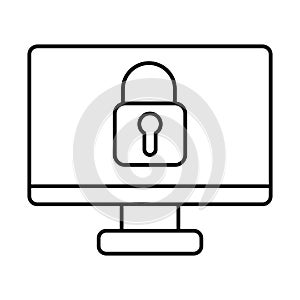 Computer password  icon icon which can easily modify or edit