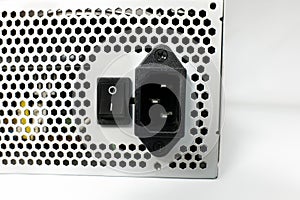 Computer Power Supply Box, Switch and Power Socket